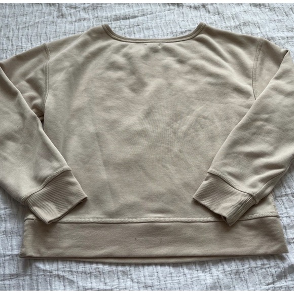 Anthropologie TINY Embroidered Floral Pullover Sweatshirt in Pink Size S - Picture 4 of 4